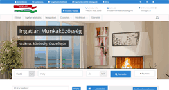 Desktop Screenshot of munkakozosseg.hu
